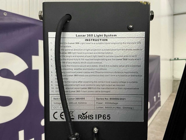 2021 lunar 360 lichtmast ip65 ongebruikt - afbeelding 4 van  8
