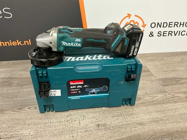 2021 makita dga504 haakse slijpmachine (2x) - afbeelding 1 van  2