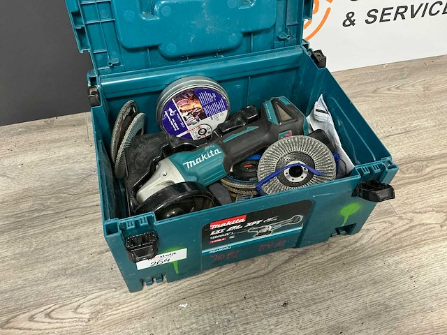 2021 makita dga504 haakse slijpmachine - afbeelding 1 van  3