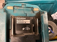 2021 makita dga504 haakse slijpmachine - afbeelding 3 van  3