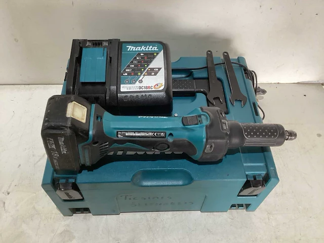 2021 makita dgd 800 dgd 800 accu rechte slijper - afbeelding 1 van  4