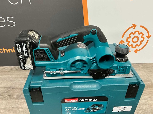 2021 makita dkp180 schaafmachine - afbeelding 4 van  4