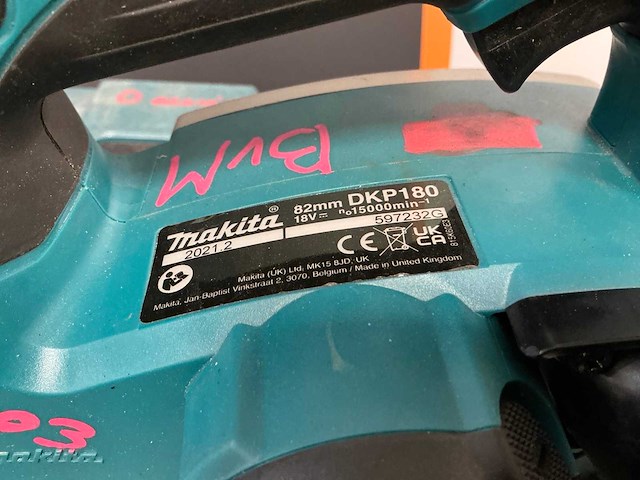 2021 makita dkp180 schaafmachine - afbeelding 4 van  4