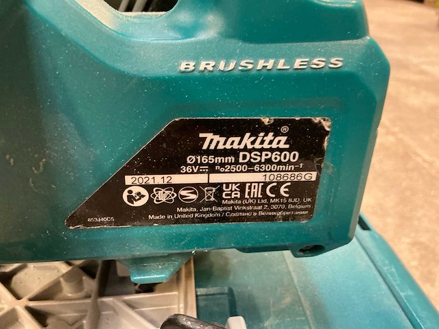 2021 makita dsp600 invalzaagmachine - afbeelding 3 van  3