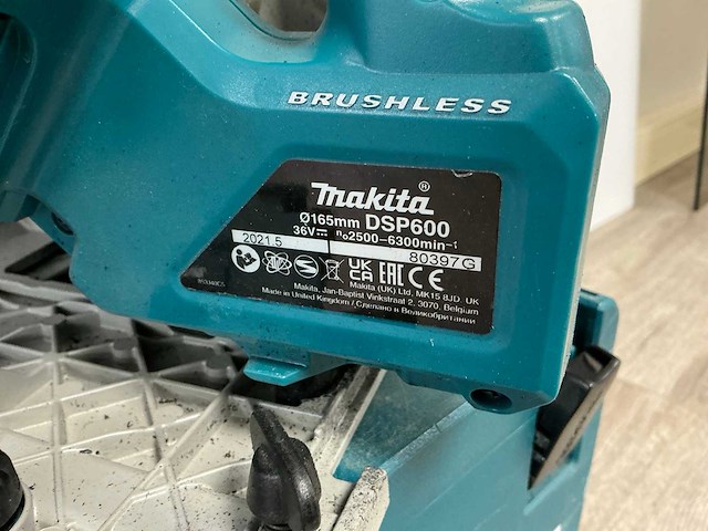 2021 makita dsp600zj invalzaag - afbeelding 4 van  4