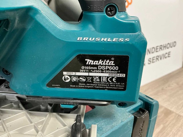 2021 makita dsp600zj invalzaag - afbeelding 5 van  5