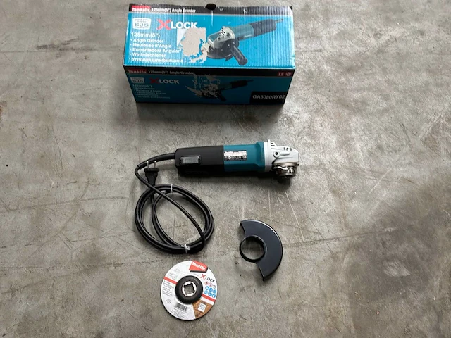 2021 makita ga5080r haakse slijpmachine - afbeelding 1 van  3