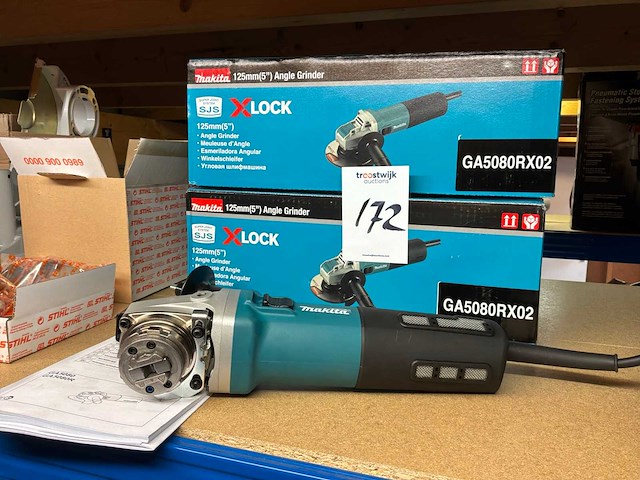 2021 makita ga5080r haakse slijpmachine - afbeelding 1 van  4