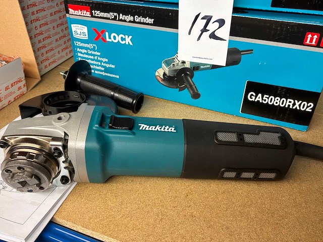 2021 makita ga5080r haakse slijpmachine - afbeelding 2 van  4