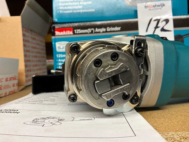 2021 makita ga5080r haakse slijpmachine - afbeelding 3 van  4