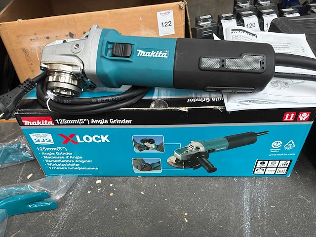 2021 makita ga5080r haakse slijpmachine - afbeelding 3 van  5