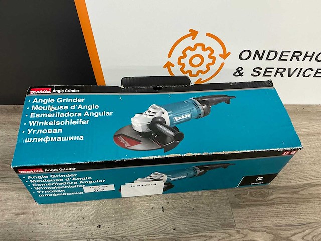 2021 makita ga9070 haakse slijpmachine - afbeelding 2 van  4