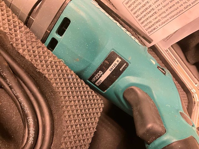 2021 makita hr2230 boormachine - afbeelding 4 van  5