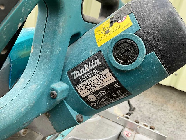2021 makita ls1018l radiaalafkortzaagmachine - afbeelding 5 van  7