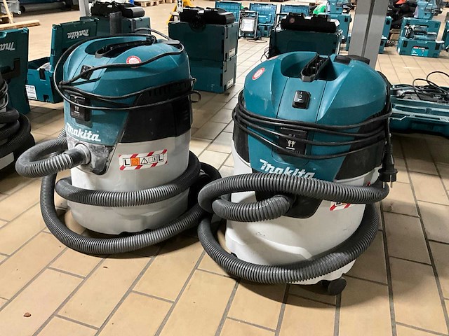 2021 makita vc2512l industriële stofzuiger (2x) - afbeelding 2 van  7