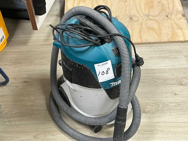 2021 makita vc2512l industriële stofzuiger - afbeelding 3 van  4