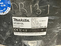 2021 makita vc2512l industriële stofzuiger - afbeelding 2 van  2