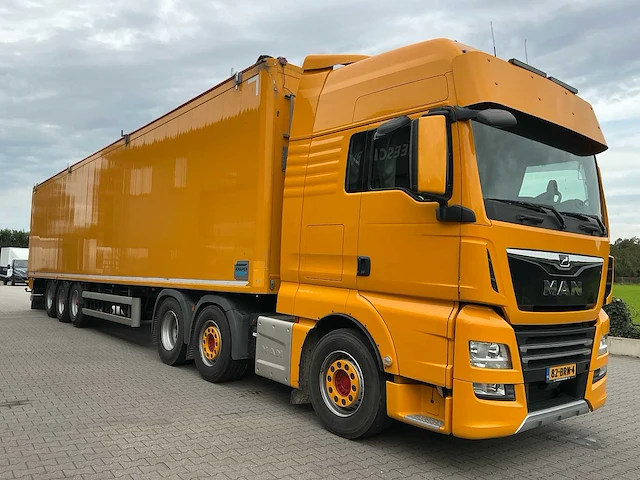 2021 man tgx vrachtwagen + knapen walkingfloor oplegger (combinatie) - afbeelding 45 van  55