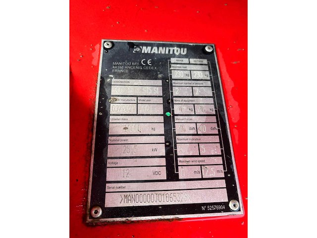 2021 manitou 200 atj hoogwerker - afbeelding 5 van  11