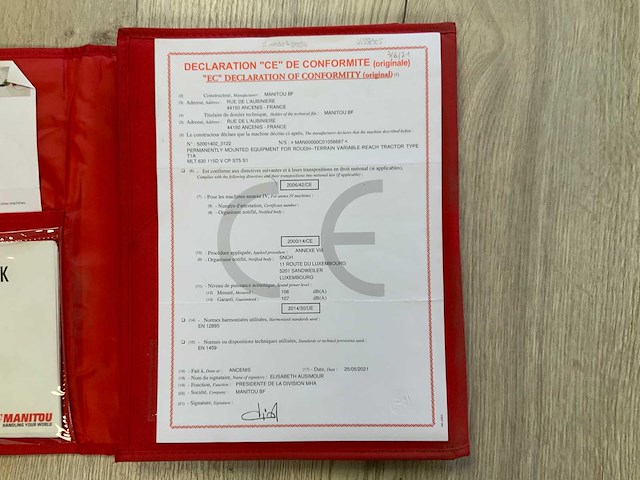 2021 manitou mlt630-115dvcp verreiker - afbeelding 30 van  40