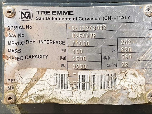 2021 merlo tre emme voorzet hijshaak - afbeelding 6 van  6