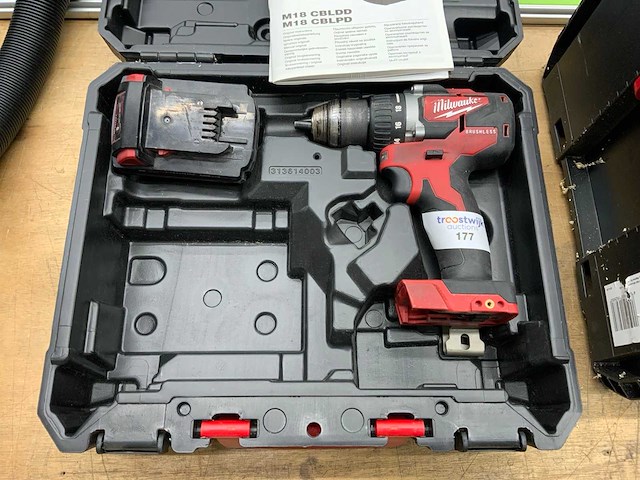 2021 milwaukee m18 cbldd boormachine - afbeelding 2 van  3
