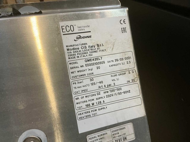 2021 modine gme42el7 eco luchtkoeler - afbeelding 6 van  6