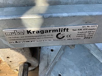 2021 muba kal 275 krachtarmlift / montagelift - afbeelding 7 van  7