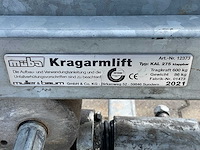 2021 muba kal 275 krachtarmlift / montagelift - afbeelding 8 van  8