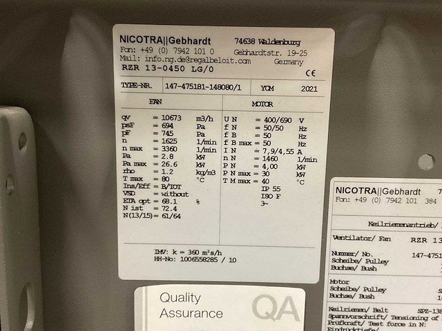 2021 nicotra ventilator - afbeelding 9 van  9
