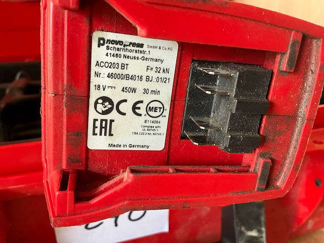 2021 novopress aco203 bt perstang - afbeelding 5 van  5