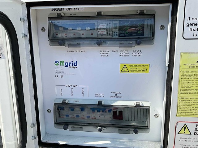 2021 offgrid energy ingenium lx 45/90 stroomgenerator / accupack - afbeelding 2 van  11