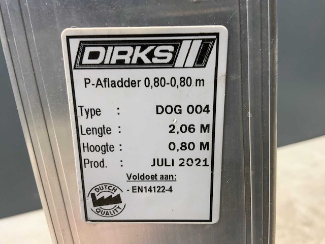 2021 overstap aluminium trap ongebruikt - afbeelding 6 van  6