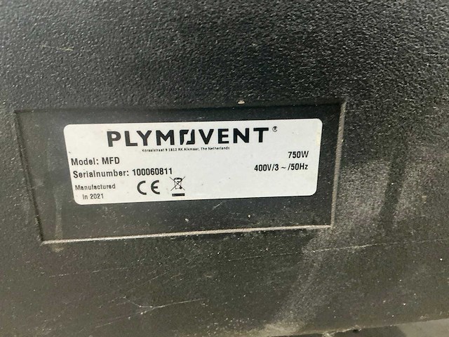 2021 plymovent mfd lasdampafzuiginstallatie - afbeelding 5 van  6