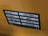 2021 qteck ose 2500 hand hydraulische palletwagen - afbeelding 5 van  5