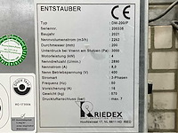 2021 riedex dm-200/p mot afzuigsysteem - afbeelding 9 van  9