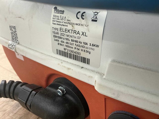 2021 ritmo elektra xl elektro fusielasmachine - afbeelding 6 van  9