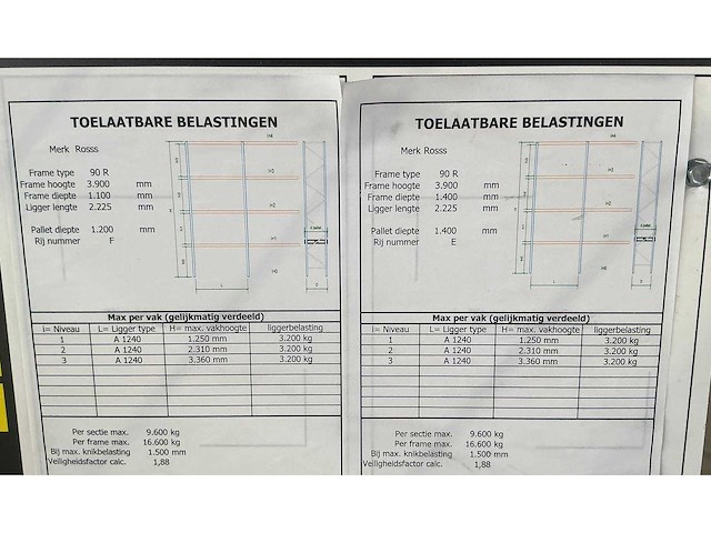2021 rosss 90r palletstelling (60 secties á 3 niveaus) - afbeelding 3 van  11
