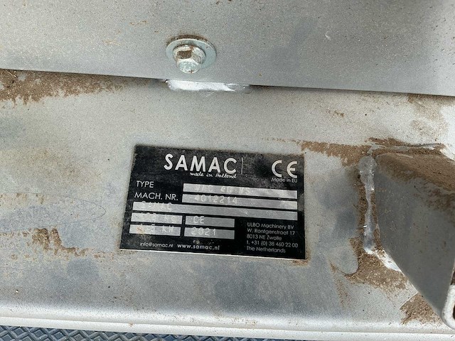 2021 samac vac40vs vacuümheffer - afbeelding 3 van  4