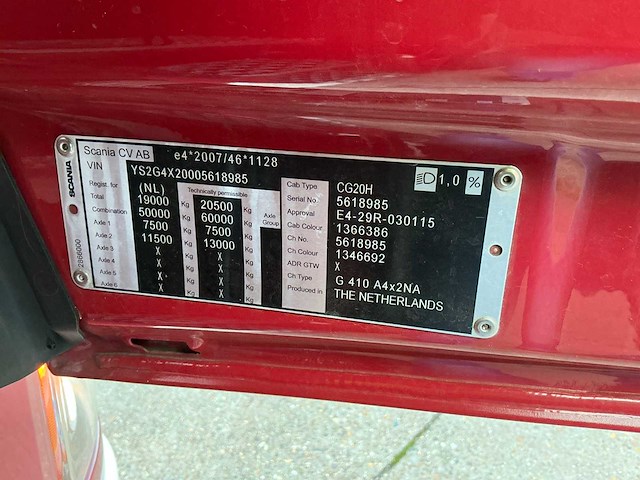 2021 scania g410 vrachtwagen - afbeelding 13 van  43
