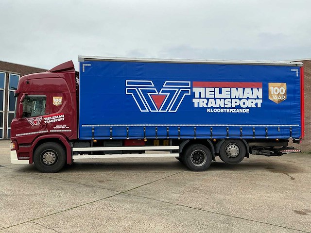 2021 scania p280 vrachtwagen met huifopbouw - afbeelding 3 van  51