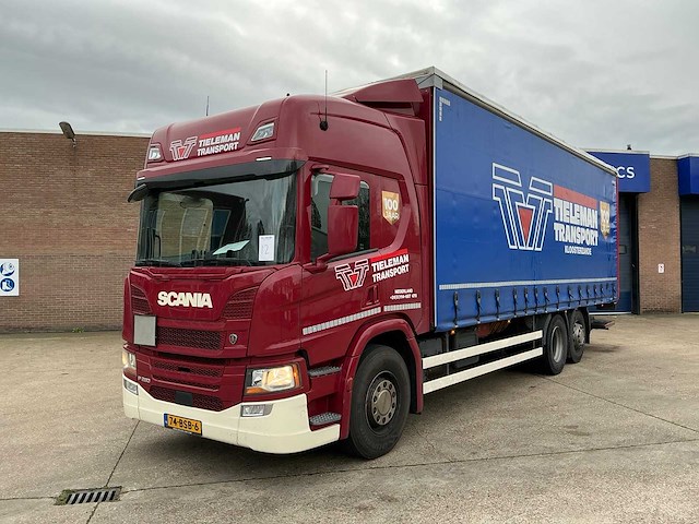 2021 scania p280 vrachtwagen met huifopbouw - afbeelding 1 van  51