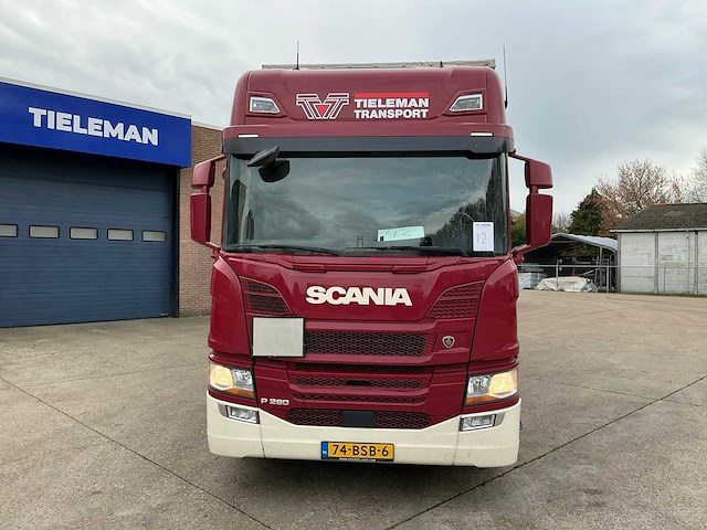 2021 scania p280 vrachtwagen met huifopbouw - afbeelding 12 van  51