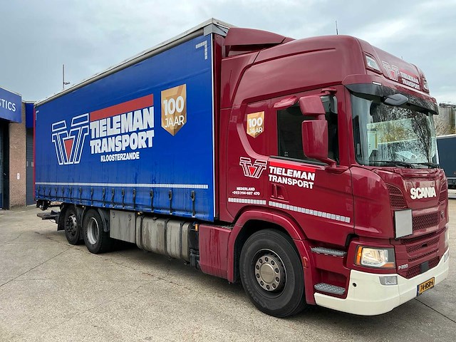 2021 scania p280 vrachtwagen met huifopbouw - afbeelding 23 van  51