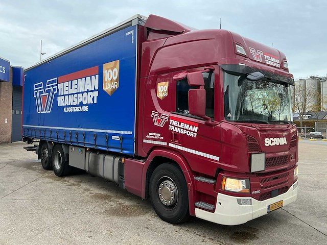 2021 scania p280 vrachtwagen met huifopbouw - afbeelding 23 van  49