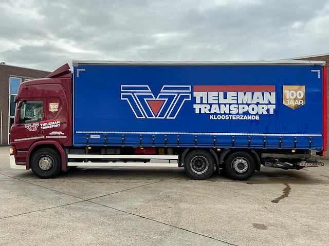 2021 scania p280 vrachtwagen met huifopbouw - afbeelding 48 van  49