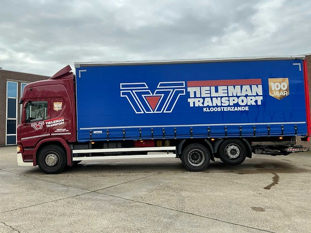 2021 scania p280 vrachtwagen met huifopbouw - afbeelding 49 van  49