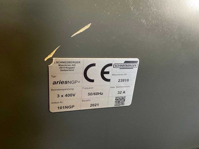 2021 schneeeberger aries ngp+ cnc gereedschapsslijpmachine - afbeelding 8 van  23