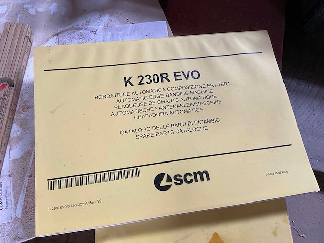 2021 scm olympic k230r evo kantenlijmmachine - afbeelding 13 van  21