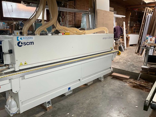 2021 scm olympic k230r evo kantenlijmmachine - afbeelding 15 van  21